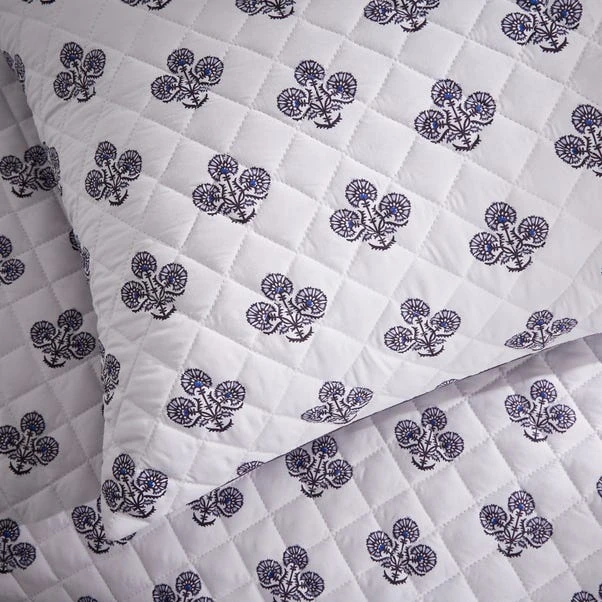 Ashwin Floral Oxford Pillowcase 6 Ashwin Floral Oxford Pillowcase - Image 4