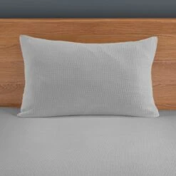 Alston Waffle Standard Pillowcase Pair -Dunelm Shop 30928465