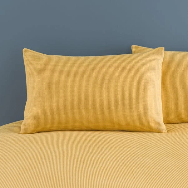 Alston Waffle Duvet Cover And Pillowcase Set 10 Alston Waffle Duvet Cover And Pillowcase Set - Image 8