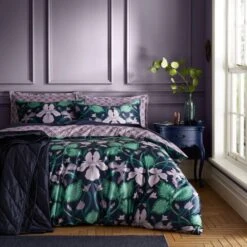 Nouveau Iris Duvet Cover And Pillowcase Set -Dunelm Shop 30929165 alt07