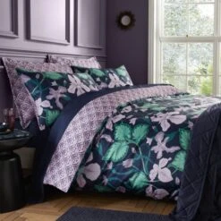 Nouveau Iris Duvet Cover And Pillowcase Set -Dunelm Shop 30929221 alt08