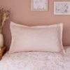 Freya Stem Floral 144 Thread Blush Count Cotton Oxford Pillowcase -Dunelm Shop 30929256