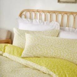 Annie Floral 144 Thread Count Cotton Reversible Duvet Cover & Pillowcase Set -Dunelm Shop 30929327 alt06