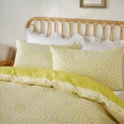 Annie Floral 144 Thread Count Cotton Reversible Duvet Cover & Pillowcase Set -Dunelm Shop 30929327 alt07