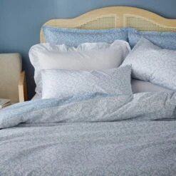 Annie Floral 144 Thread Count Cotton Reversible Duvet Cover & Pillowcase Set -Dunelm Shop 30929342 alt03