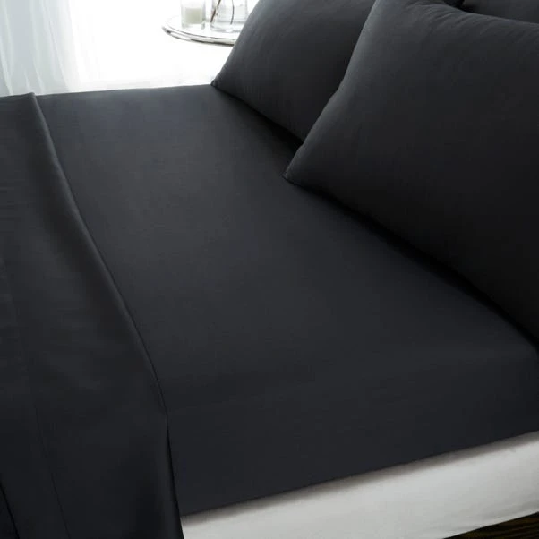 Hotel 230 Thread Count 100% Cotton Sateen Fitted Sheet 15 Hotel 230 Thread Count 100% Cotton Sateen Fitted Sheet - Image 13