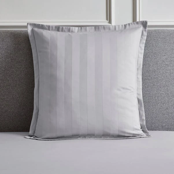 Hotel 230 Thread Count Sateen Stripe Continental Pillowcase 7 Hotel 230 Thread Count Sateen Stripe Continental Pillowcase - Image 5