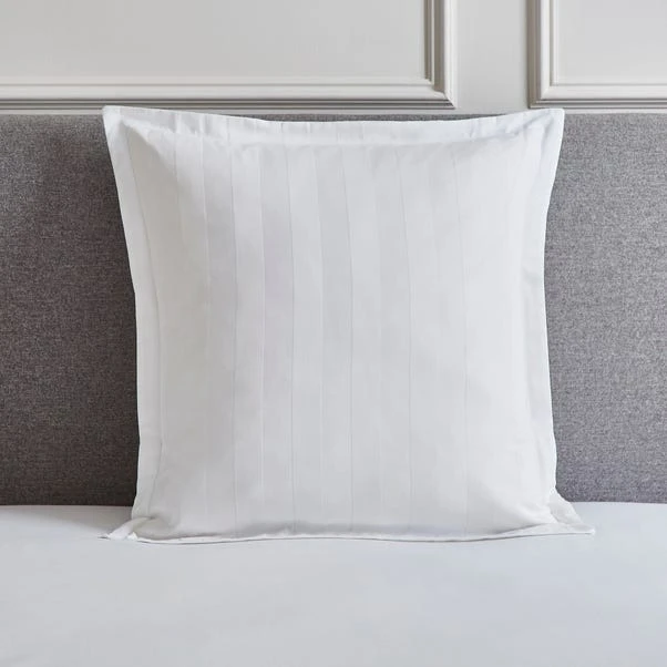 Hotel 230 Thread Count Sateen Stripe Continental Pillowcase 3 Hotel 230 Thread Count Sateen Stripe Continental Pillowcase