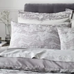 Marble Jacquard Duvet Cover And Pillowcase Set -Dunelm Shop 30929867 alt01