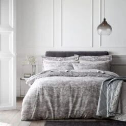 Marble Jacquard Duvet Cover And Pillowcase Set -Dunelm Shop 30929895 alt07