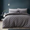Quilted Geometric Duvet Cover And Pillowcase Set 2 Quilted Geometric Duvet Cover And Pillowcase Set -Dunelm Shop 30929956