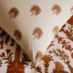 Palma Tropics 100% Cotton Duvet Cover And Pillowcase Set -Dunelm Shop 30930172 alt07