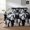 Maxim Geo 100% Cotton Duvet Cover And Pillowcase Set 2 Maxim Geo 100% Cotton Duvet Cover And Pillowcase Set -Dunelm Shop 30930234