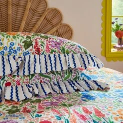 Sophie Robinson Sunshine Flowers 100% Cotton Duvet Cover & Pillowcase Set 31 Sophie Robinson Sunshine Flowers 100% Cotton Duvet Cover & Pillowcase Set -Dunelm Shop 30930243 alt03