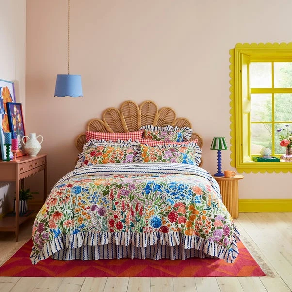 Sophie Robinson Sunshine Flowers 100% Cotton Duvet Cover & Pillowcase Set 11 Sophie Robinson Sunshine Flowers 100% Cotton Duvet Cover & Pillowcase Set - Image 9