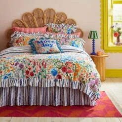 Sophie Robinson Sunshine Flowers 100% Cotton Duvet Cover & Pillowcase Set 25 Sophie Robinson Sunshine Flowers 100% Cotton Duvet Cover & Pillowcase Set -Dunelm Shop 30930255 alt07
