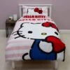 Hello Kitty Heartheld Pillowcase & Duvet Cover Set -Dunelm Shop 30931044