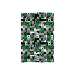 Minecraft Scribble Fleece Blanket -Dunelm Shop 30931055 alt04