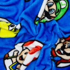 Super Mario Circles Fleece Blanket -Dunelm Shop 30931062 alt03