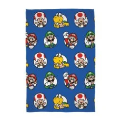 Super Mario Circles Fleece Blanket -Dunelm Shop 30931062 alt04