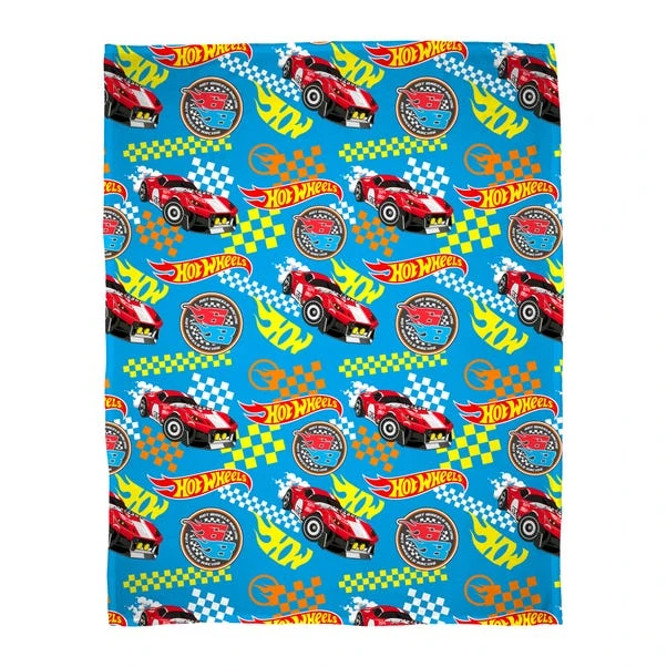 Hot Wheels Flame Fleece Blanket 7 Hot Wheels Flame Fleece Blanket - Image 5