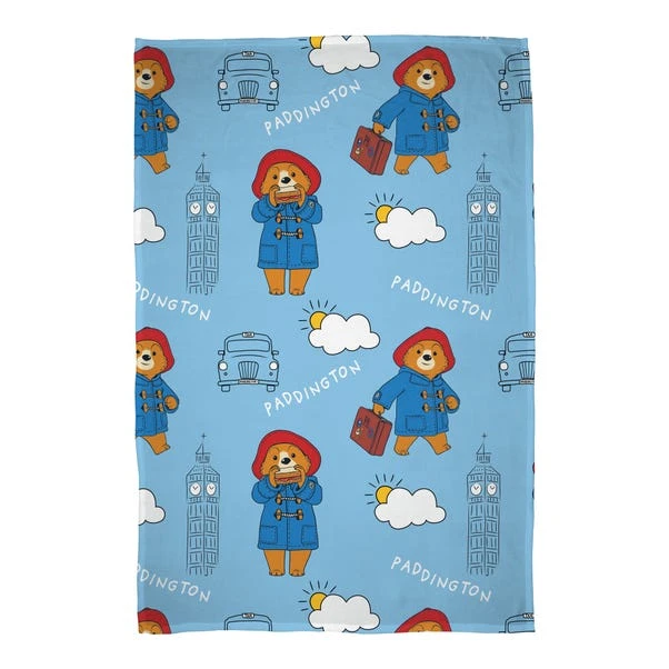 Paddington Skyline Fleece Blanket 7 Paddington Skyline Fleece Blanket - Image 5