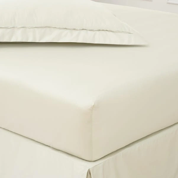 Dorma Luxurious & Silky 500 Thread Count Cotton Sateen Fitted Sheet 9 Dorma Luxurious & Silky 500 Thread Count Cotton Sateen Fitted Sheet - Image 7