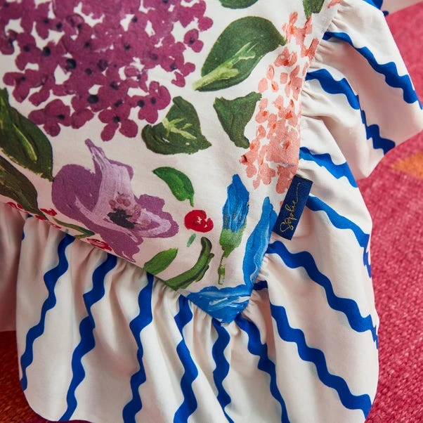 Sophie Robinson Sunshine Flowers 100% Cotton Duvet Cover & Pillowcase Set 5 Sophie Robinson Sunshine Flowers 100% Cotton Duvet Cover & Pillowcase Set - Image 3