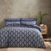 Ikat Seersucker Duvet Cover And Pillowcase Set -Dunelm Shop 30931760