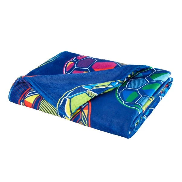 Catherine Lansfield Bright Football Throw 130cm X 170cm 5 Catherine Lansfield Bright Football Throw 130cm X 170cm - Image 3