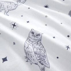 Bianca Starlight Animals Brushed Cotton Duvet Cover And Pillowcase Set -Dunelm Shop 30931959 alt05