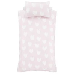 Catherine Lansfield Brushed Hearts Brushed Cotton Duvet Cover And Pillowcase Set 24 Catherine Lansfield Brushed Hearts Brushed Cotton Duvet Cover And Pillowcase Set -Dunelm Shop 30932009 alt06