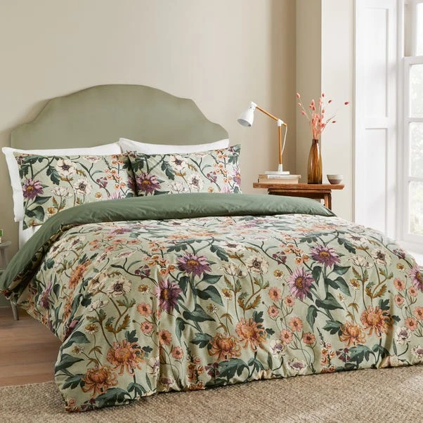 Wylder Nature Wallflower Reversible Duvet Cover And Pillowcase Set 15 Wylder Nature Wallflower Reversible Duvet Cover And Pillowcase Set - Image 13