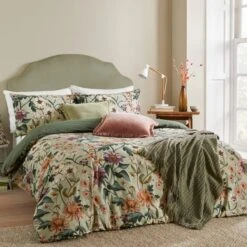 Wylder Nature Wallflower Reversible Duvet Cover And Pillowcase Set 21 Wylder Nature Wallflower Reversible Duvet Cover And Pillowcase Set -Dunelm Shop 30933074 alt07