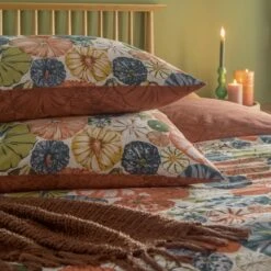 Furn Picking Patch Reversible Duvet Cover And Pillowcase Set 16 Furn Picking Patch Reversible Duvet Cover And Pillowcase Set -Dunelm Shop 30933132 alt02
