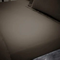 Hotel 230 Thread Count Percale 100% Cotton Fitted Sheet -Dunelm Shop 30934196 alt04