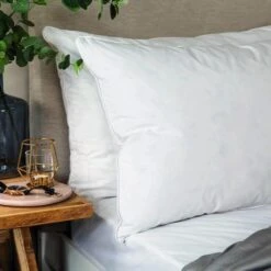 Snuggledown Hotel Goose Feather And Down Back Sleeper Pillow 9 Snuggledown Hotel Goose Feather And Down Back Sleeper Pillow -Dunelm Shop 30934375 alt02