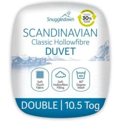 Snuggledown Scandinavian Hollowfibre 10.5 Tog Duvet -Dunelm Shop 30934441 alt01