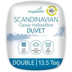 Snuggledown Scandinavian Hollowfibre 13.5 Tog Winter Duvet -Dunelm Shop 30934444 alt01