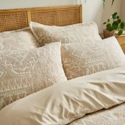 Medina Jacquard Cotton Duvet Cover & Pillowcase Set -Dunelm Shop 30934653 alt01