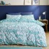 Aqua Doodle Reversible Duvet Cover And Pillowcase Set -Dunelm Shop 30937776