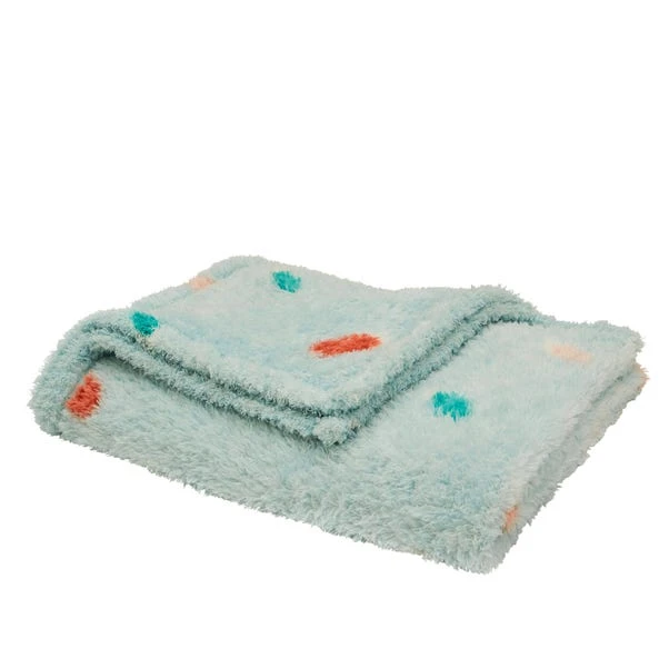 Bold Floral Polka Dot Throw, 100cm X 150cm 3 Bold Floral Polka Dot Throw, 100cm X 150cm