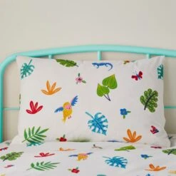 Bright Animals 100% Cotton Reversible Duvet Cover And Pillowcase Set -Dunelm Shop 30937803 alt03
