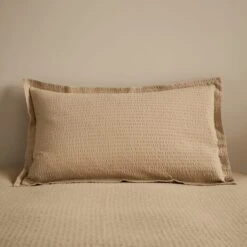 EL Seersucker Woven Cotton Oxford Pillowcase