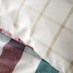 Catherine Lansfield Autumn Check Duvet Cover And Pillowcase Set -Dunelm Shop 30942804 alt04