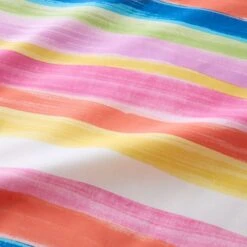 Watercolour Rainbow 100% Cotton Reversible Duvet Cover And Pillowcase Set -Dunelm Shop 30945356 alt05