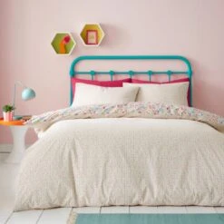 Zingy Mushroom Reversible Duvet Cover And Pillowcase Set 24 Zingy Mushroom Reversible Duvet Cover And Pillowcase Set -Dunelm Shop 30945391 alt02