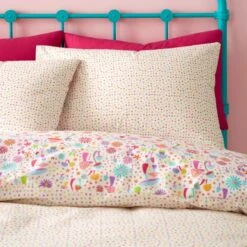 Zingy Mushroom Reversible Duvet Cover And Pillowcase Set 25 Zingy Mushroom Reversible Duvet Cover And Pillowcase Set -Dunelm Shop 30945391 alt03