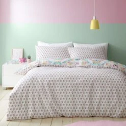 Kaleidoscope Bugs Reversible Duvet Cover And Pillowcase Set -Dunelm Shop 30945412 alt02