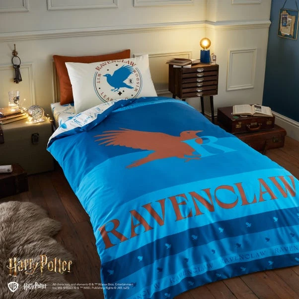 Harry Potter Ravenclaw Reversible Duvet Cover And Pillowcase Set 8 Harry Potter Ravenclaw Reversible Duvet Cover And Pillowcase Set - Image 6